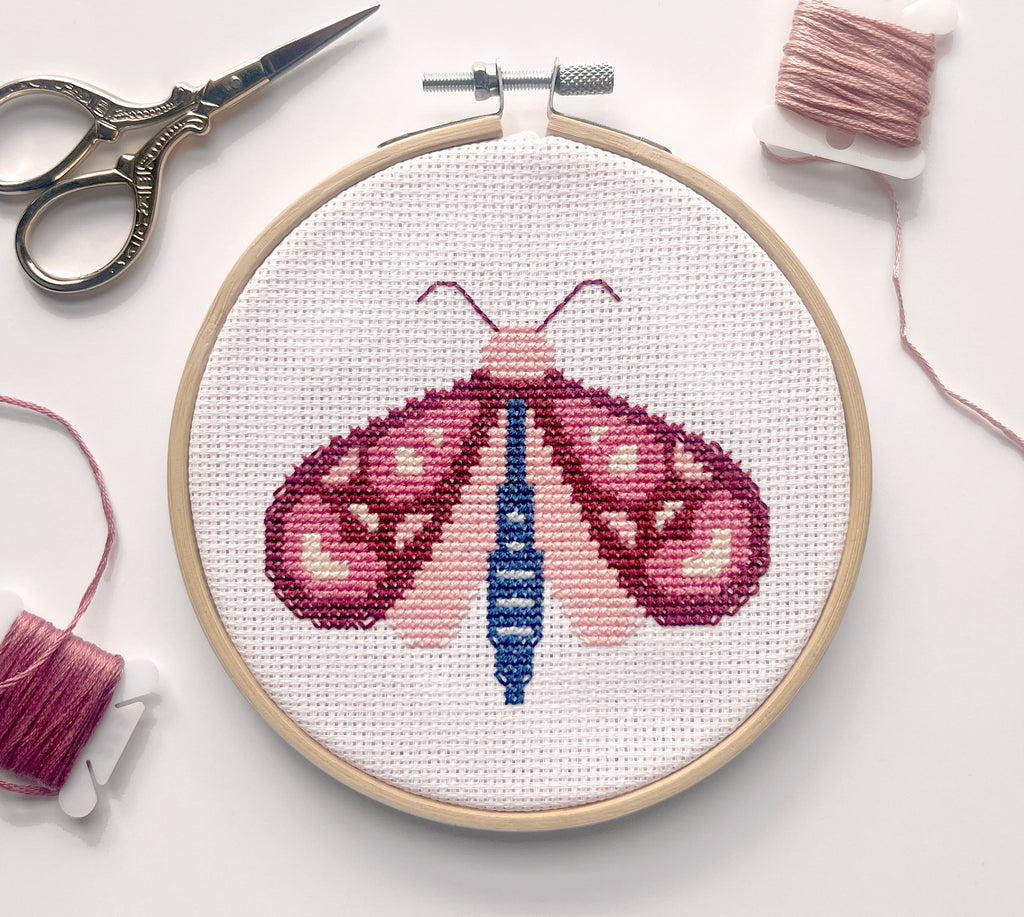 Cross Stitch Kit - Moth 01