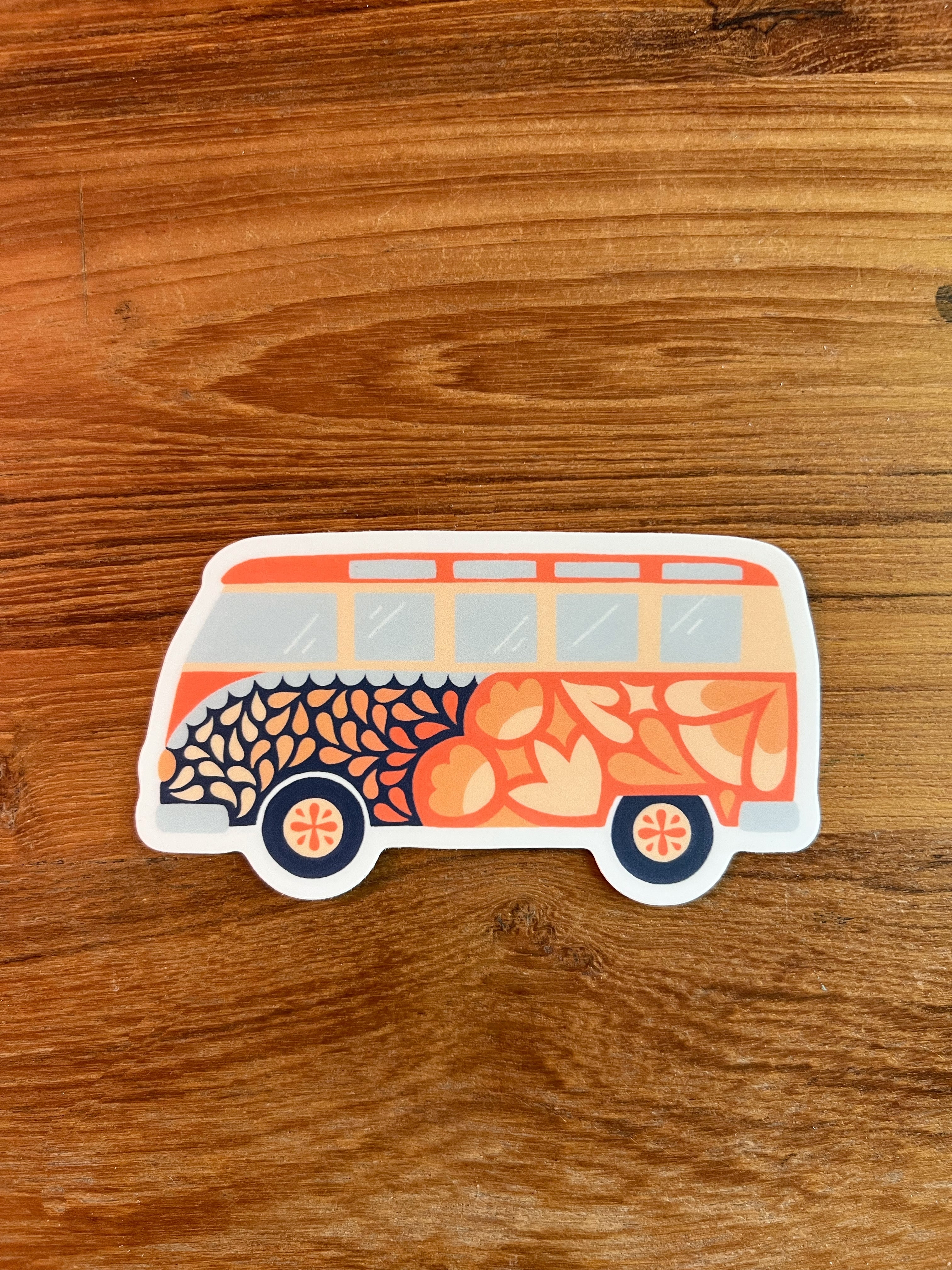 Vintage Bus Sticker